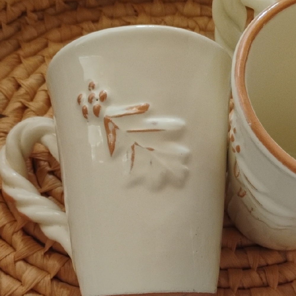 Ceramic Set of 2 made in Italy cups